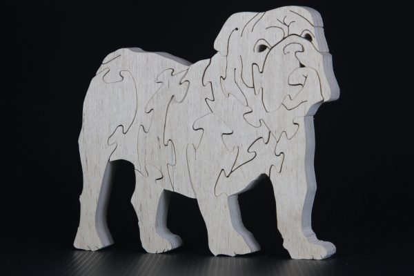 Large bulldog puzzle product