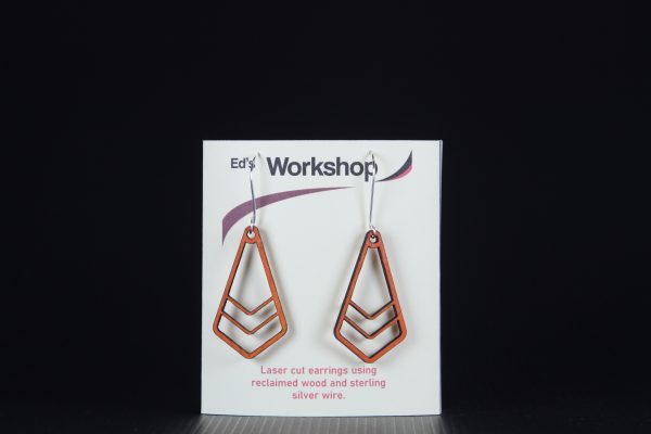 Simple geometric drop earrings product