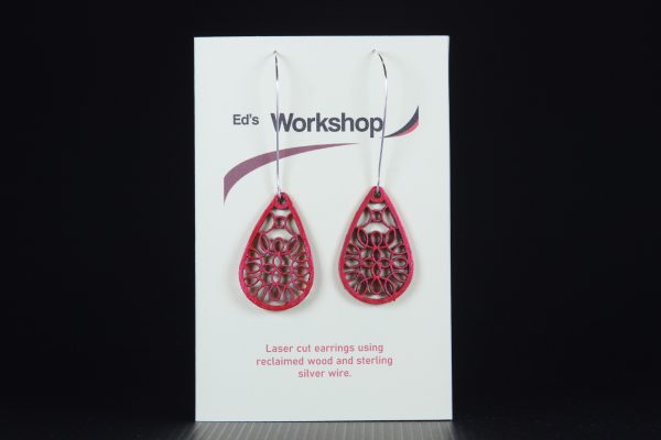 Ornate teardrop earrings product