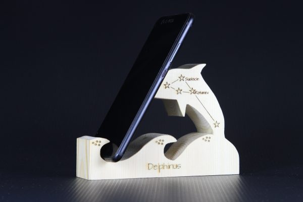 Product image of a dolphin phone holder